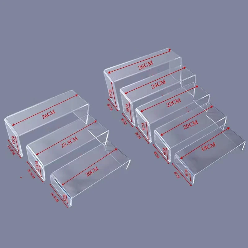 Display Risers Set - Elevadores de exhibición acrílicos para figuras