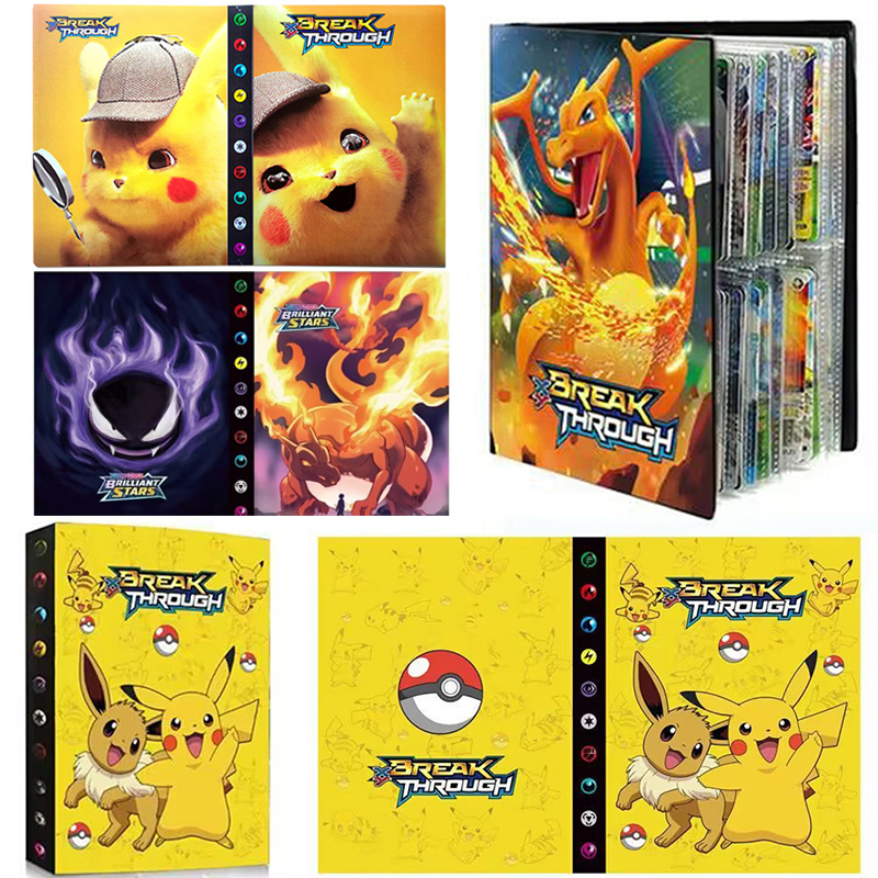Pokemon Binder Card - Álbum de Tarjetas de Dibujos Animados