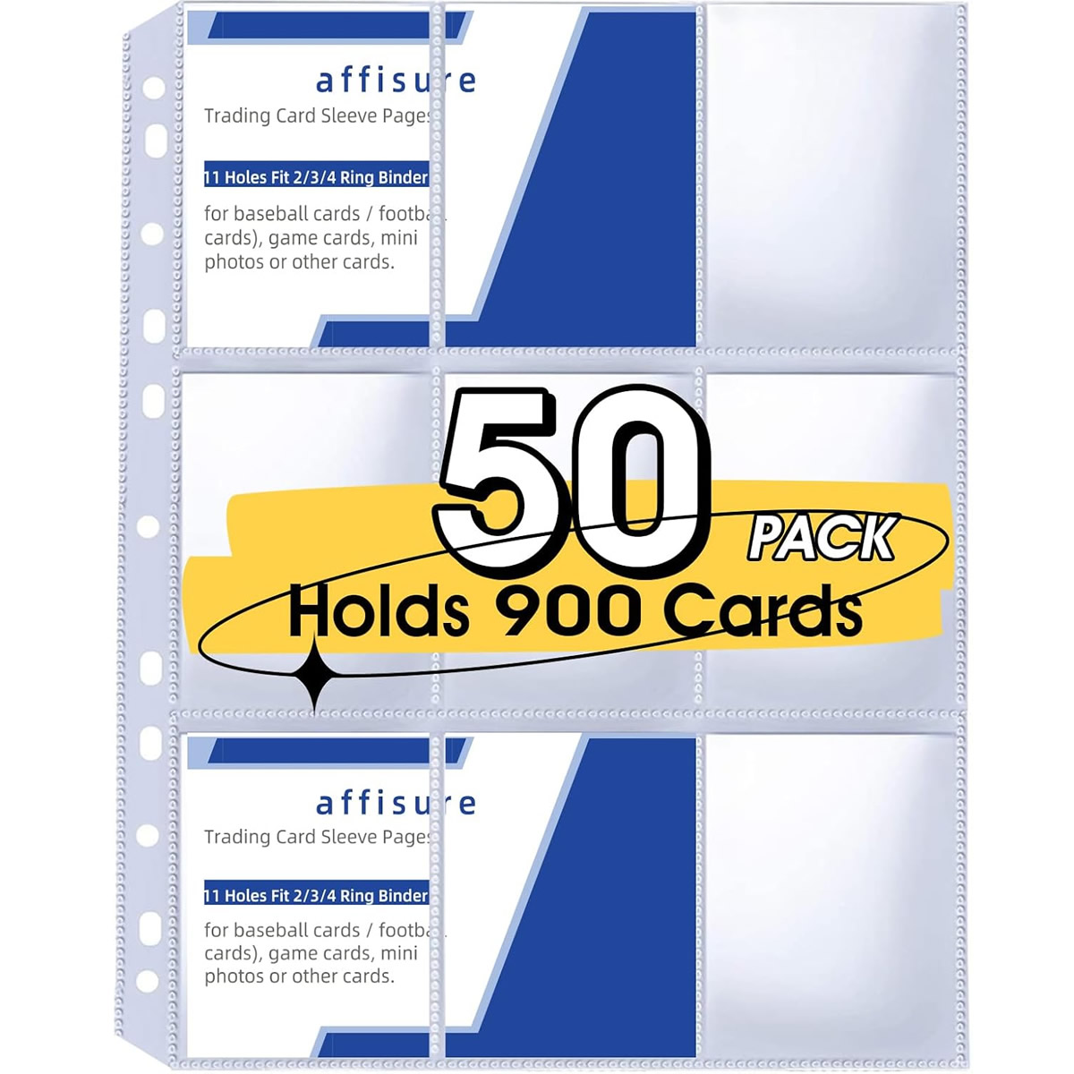 Pokemon Binder Card - Paquete de 50 Fundas para Tarjetas