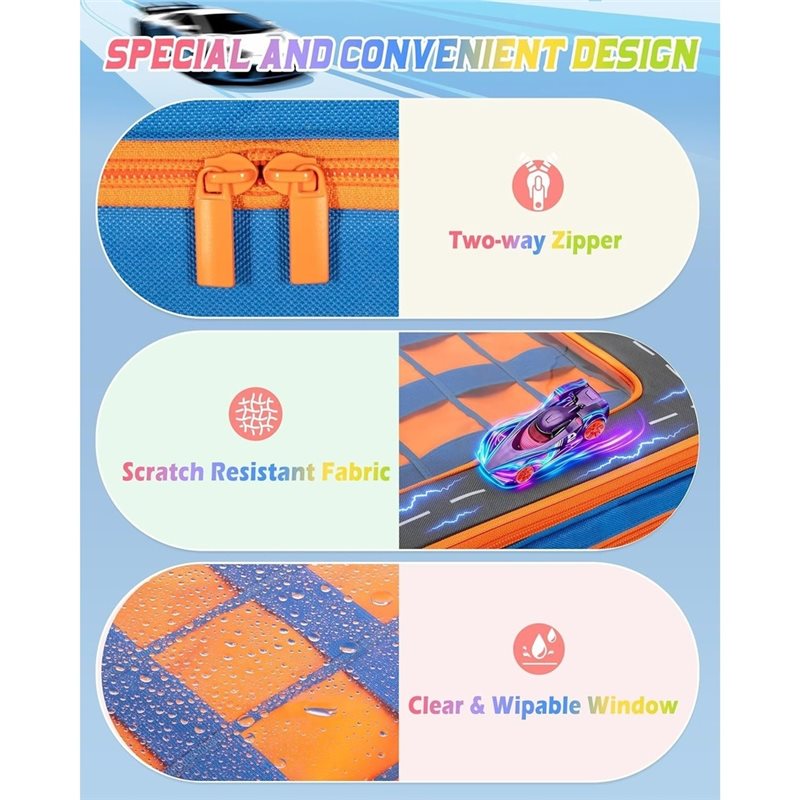 WOWFU: estuche de almacenamien - Hot Wheels Car Monster Trucks reseña y precio