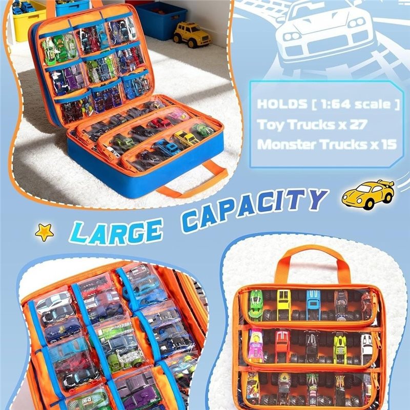 WOWFU: estuche de almacenamien - Hot Wheels Car Monster Trucks reseña y precio