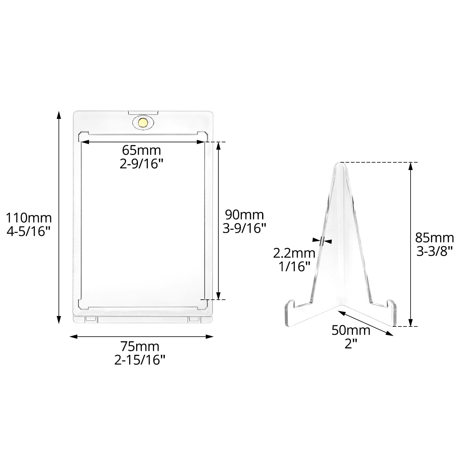 Estuche de exposición con tarj - Graded Card Display reseña y precio