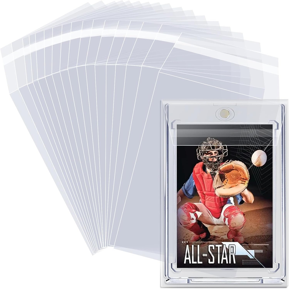 100 Fundas Protectoras para Ta - Graded Card Display reseña y precio
