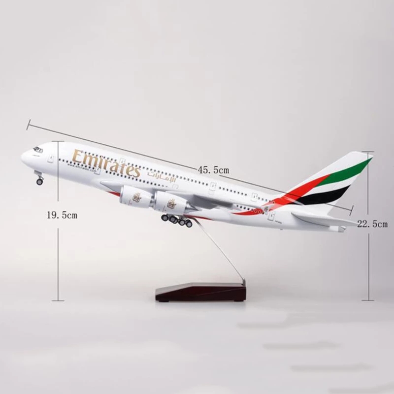 Nuevo modelo de avión Emirates - Model Airplane Plastic reseña y precio
