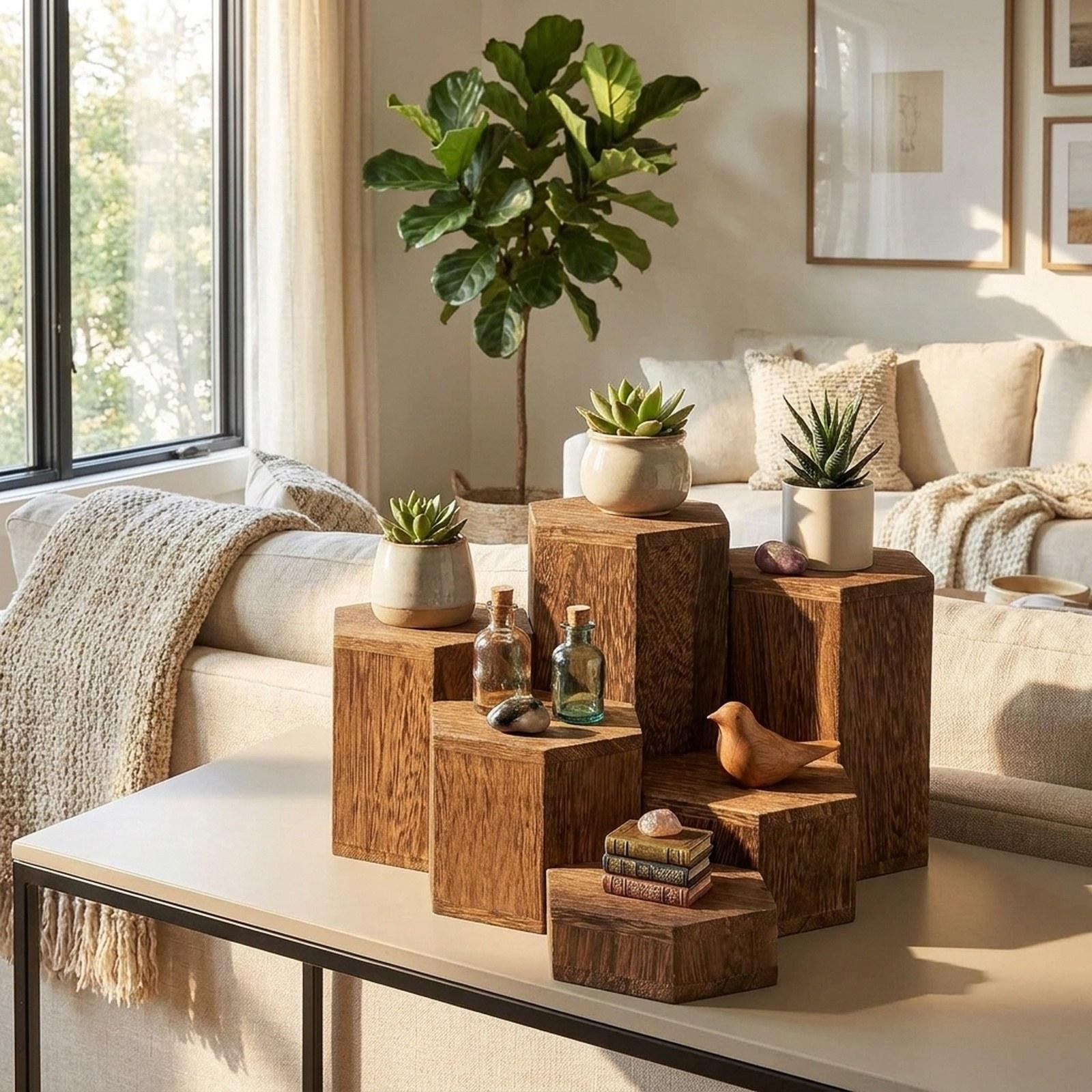 Juego de 6 Bloques de Exhibici - Display Risers Set reseña y precio