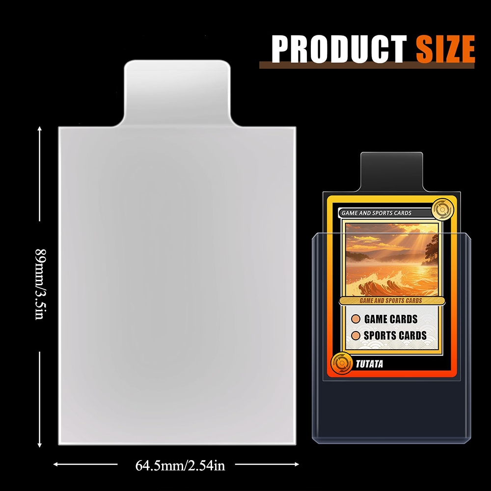 100 fundas transparentes con p - Graded Card Display reseña y precio