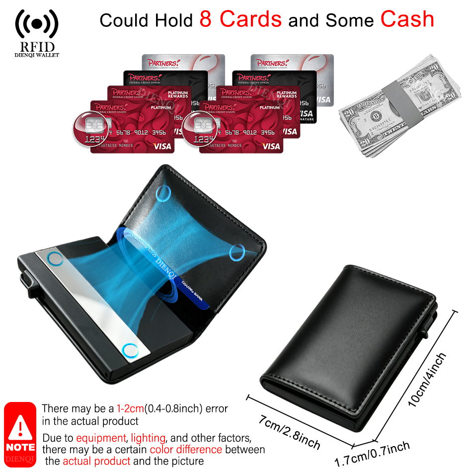 Cartera de lujo para hombre co - Card Top Loader reseña y precio